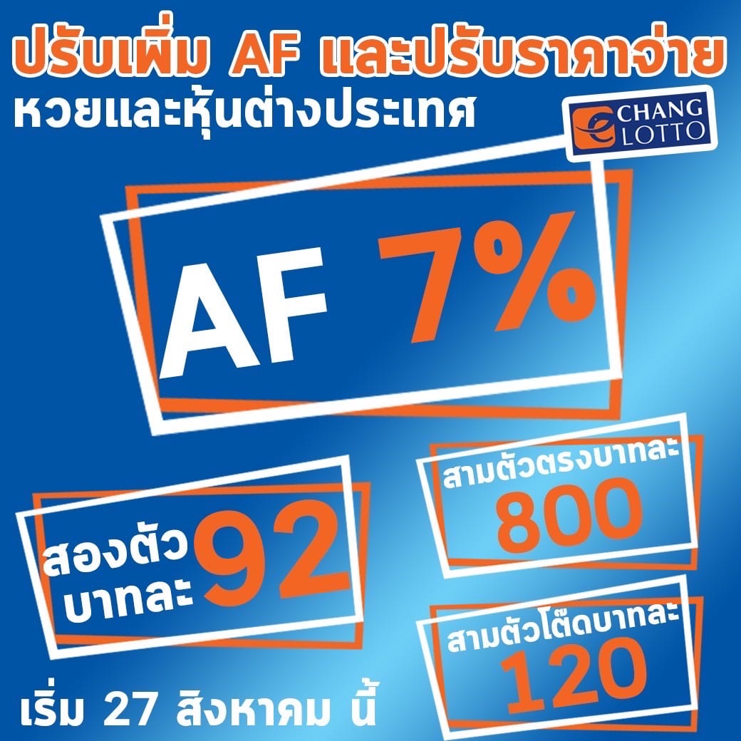 อัตราจ่ายหวยลาว ช้างล๊อตโต้